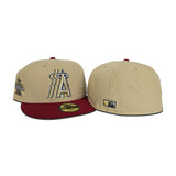 Vegas Gold Los Angeles Angels Red Visor Gray Bottom 2010 All Star Game Side Patch New Era 59Fifty Fitted