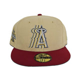 Vegas Gold Los Angeles Angels Red Visor Gray Bottom 2010 All Star Game Side Patch New Era 59Fifty Fitted