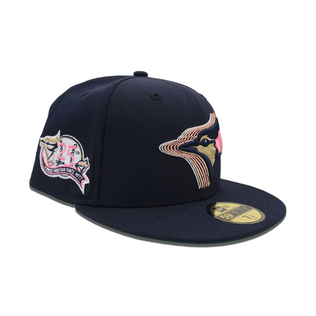 New Era Toronto Blue Jays Black/Pink 25th Anniversary Passion 59FIFTY Fitted  Hat