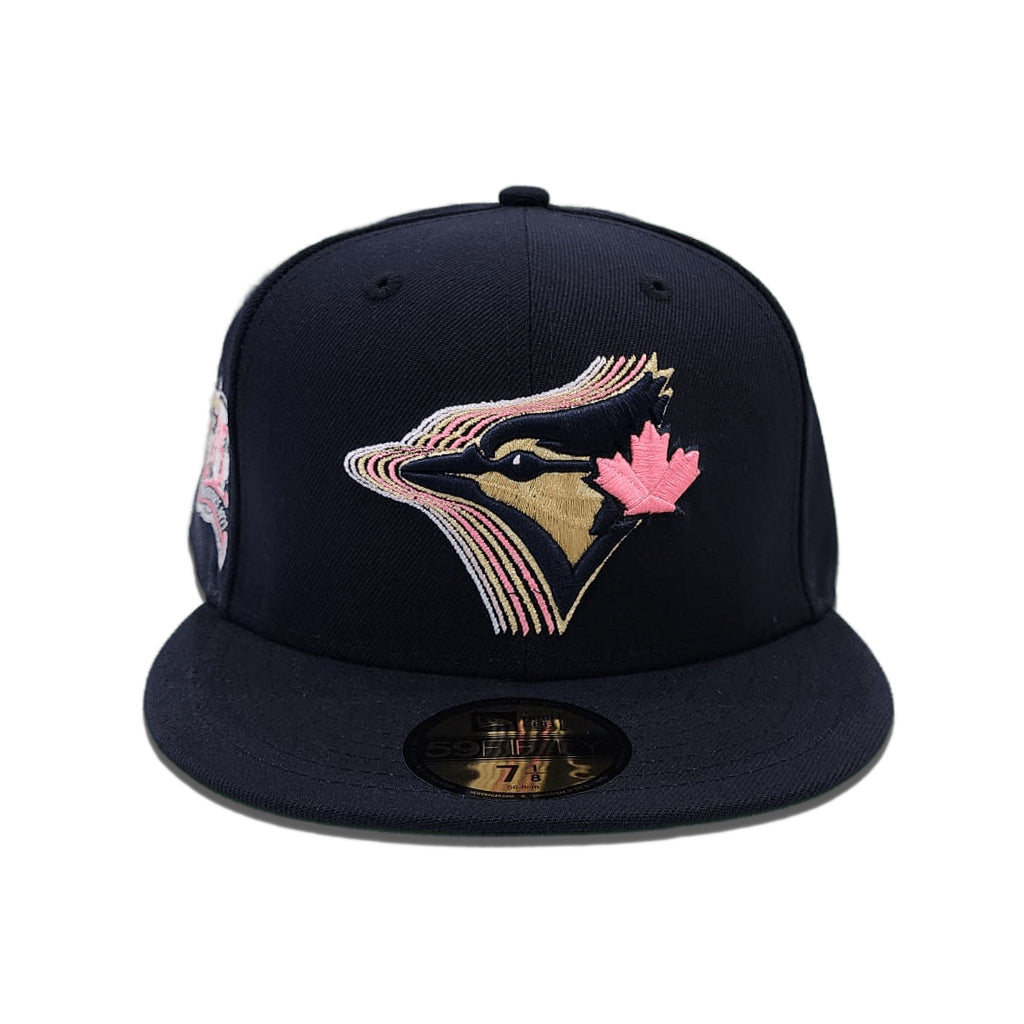 Toronto Blue Jays New Era 25th Anniversary Passion 59FIFTY Fitted Hat -  Black/Pink