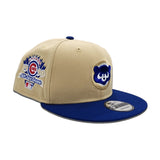 Vegas Gold Chicago Cubs Royal Blue Visor Gray Bottom 1990 All Star Game Side Patch New Era 9Fifty Snapback
