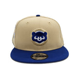 Vegas Gold Chicago Cubs Royal Blue Visor Gray Bottom 1990 All Star Game Side Patch New Era 9Fifty Snapback