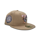 Tan Toronto Blue Jays Pink Bottom 30th Season Side Patch New Era 59Fifty Fitted