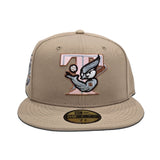 Tan Toronto Blue Jays Pink Bottom 30th Season Side Patch New Era 59Fifty Fitted