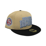 Vegas Gold New York Yankees Bronx Bomers Black Visor Gray Bottom 1949 World Series Side Patch New Era 59Fifty Fitted