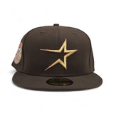Brown Houston Astros Gray Bottom 35 Great Years Side Patch New Era 59Fifty Fitted