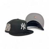Black New York Yankees Gray Bottom 2000 World Series Champions Side Patch New Era 9Fifty Snapback