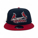 Navy Blue St. Louis Cardinals Red Visor Gray Bottom 1931 World Series Side Patch New Era 9Fifty Snapback