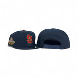 Navy Blue St. Louis Cardinals Gray Bottom 2009 All Star Game Side Patch 9Fifty New Era Snapback