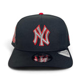 Black New York Yankees Gray Bottom 2000 World Series Champions Side Patch New Era 9Fifty Snapback