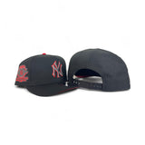 Black New York Yankees Gray Bottom 2000 World Series Champions Side Patch New Era 9Fifty Snapback