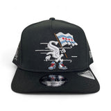 Black Chicago White Sox Curved Gray Bottom Cartoon Pack New Era 9Fifty A-Frame Snapback