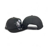 Black Chicago White Sox Curved Gray Bottom Cartoon Pack New Era 9Fifty A-Frame Snapback