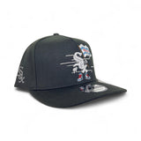 Black Chicago White Sox Curved Gray Bottom Cartoon Pack New Era 9Fifty A-Frame Snapback