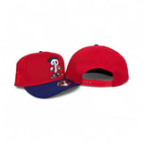 Red Philadelphia Phillies Royal Blue Curved Brim Gray Bottom Cartoon Pack New Era 9Fifty A-Frame Snapback