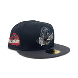 Black Eugene Emeralds Dark Gray Visor Gray Bottom 2014 All Star Game Side Patch New Era 59Fifty Fitted