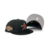 Black Houston Astros Gray Bottom 2004 All Star Game Side Patch New Era 59Fifty Fitted