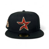 Black Houston Astros Gray Bottom 2004 All Star Game Side Patch New Era 59Fifty Fitted