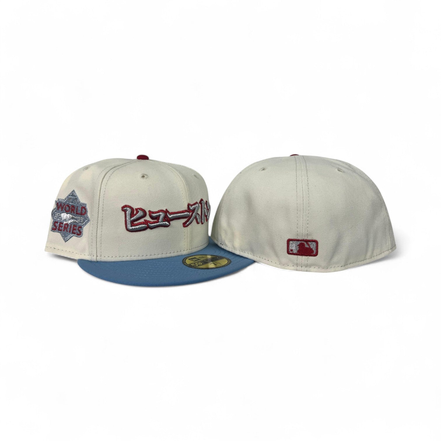 ラレル　Home game Astros ハット Off White Houston Astros Kanji 2022 World Series Side Patch