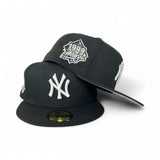 Black New York Yankees Gray Bottom 1999 World Series Side Patch New Era 59Fifty Fitted