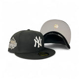 Black New York Yankees Gray Bottom 1999 World Series Side Patch New Era 59Fifty Fitted