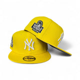 Yellow New York Yankees Gray Bottom 2024 World Series Side Patch New Era 59Fifty Fitted