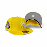 Yellow New York Yankees Gray Bottom 2024 World Series Side Patch New Era 59Fifty Fitted