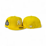 Yellow New York Yankees Gray Bottom 2024 World Series Side Patch New Era 59Fifty Fitted