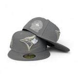 Gray Toronto Blue Jays Gray Bottom 1991 All Star Game Side Patch New Era 59Fifty Fitted