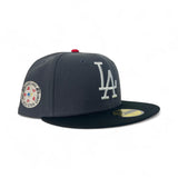 Dark Gray Los Angeles Dodgers Black Visor Gray Bottom 1987 All Star Game Side Patch New Era Fitted