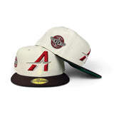 Off White City Connect Houston Astros Brown Visor Green Bottom Space City Side Patch New Era 59Fifty Fitted