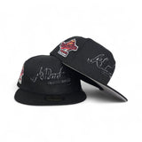 Black Atlanta Braves Gray Bottom 1995 World Series Welcome To The Show Side Patch New Era 59Fifty Fitted