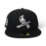 Black St. Louis Cardinals Bird Logo Gray Bottom 2006 World Series Side Patch New Era 59Fifty Fitted