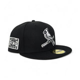 Black St. Louis Cardinals Bird Logo Gray Bottom 2006 World Series Side Patch New Era 59Fifty Fitted