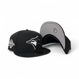 Black Toronto Blue Jays Gray Bottom 1993 World Series Patch 59FIFTY Fitted