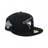 Black Toronto Blue Jays Gray Bottom 1993 World Series Patch 59FIFTY Fitted