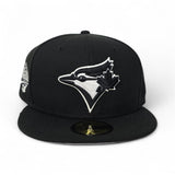 Black Toronto Blue Jays Gray Bottom 1993 World Series Patch 59FIFTY Fitted
