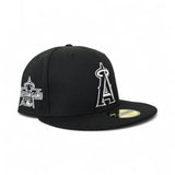Black Los Angeles Angels Gray Bottom 2010 All Star Game Side Patch New Era 59Fifty Fitted