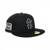 Black St. Louis Cardinals Gray Bottom 2006 World Series Side Patch New Era 59Fifty Fitted