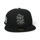 Black St. Louis Cardinals Gray Bottom 2006 World Series Side Patch New Era 59Fifty Fitted