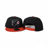 Black Philadelphia Flyers Orange Visor Gray Bottom New Era 9Fifty Snapback