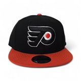 Black Philadelphia Flyers Orange Visor Gray Bottom New Era 9Fifty Snapback