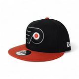Black Philadelphia Flyers Orange Visor Gray Bottom New Era 9Fifty Snapback