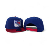 Royal Blue New York Rangers Red Visor Gray Bottom New Era 9Fifty Snapback