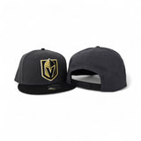 Dark Gray Las Vegas Golden Knights Black Visor Gray Bottom New Era 9Fifty Snapback
