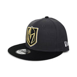 Dark Gray Las Vegas Golden Knights Black Visor Gray Bottom New Era 9Fifty Snapback
