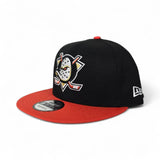 Black Anaheim Mighty Ducks Orange Visor Gray Bottom New Era 9Fifty Snapback