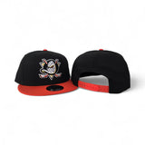 Black Anaheim Mighty Ducks Orange Visor Gray Bottom New Era 9Fifty Snapback