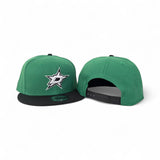 Kelly Green Dallas Stars Black Visor Gray Bottom New Era 9Fifty Snapback