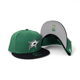 Kelly Green Dallas Stars Black Visor Gray Bottom New Era 9Fifty Snapback